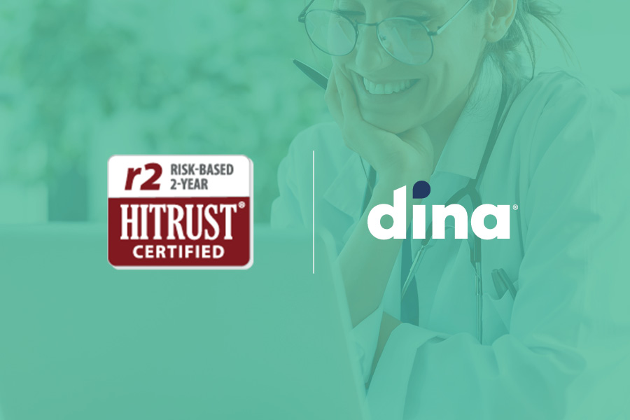 Dina Achieves HITRUST Risk-Based 2-Year CertificationÂ 