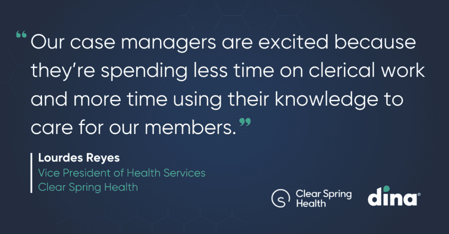 Clear Spring Health Partnership quote